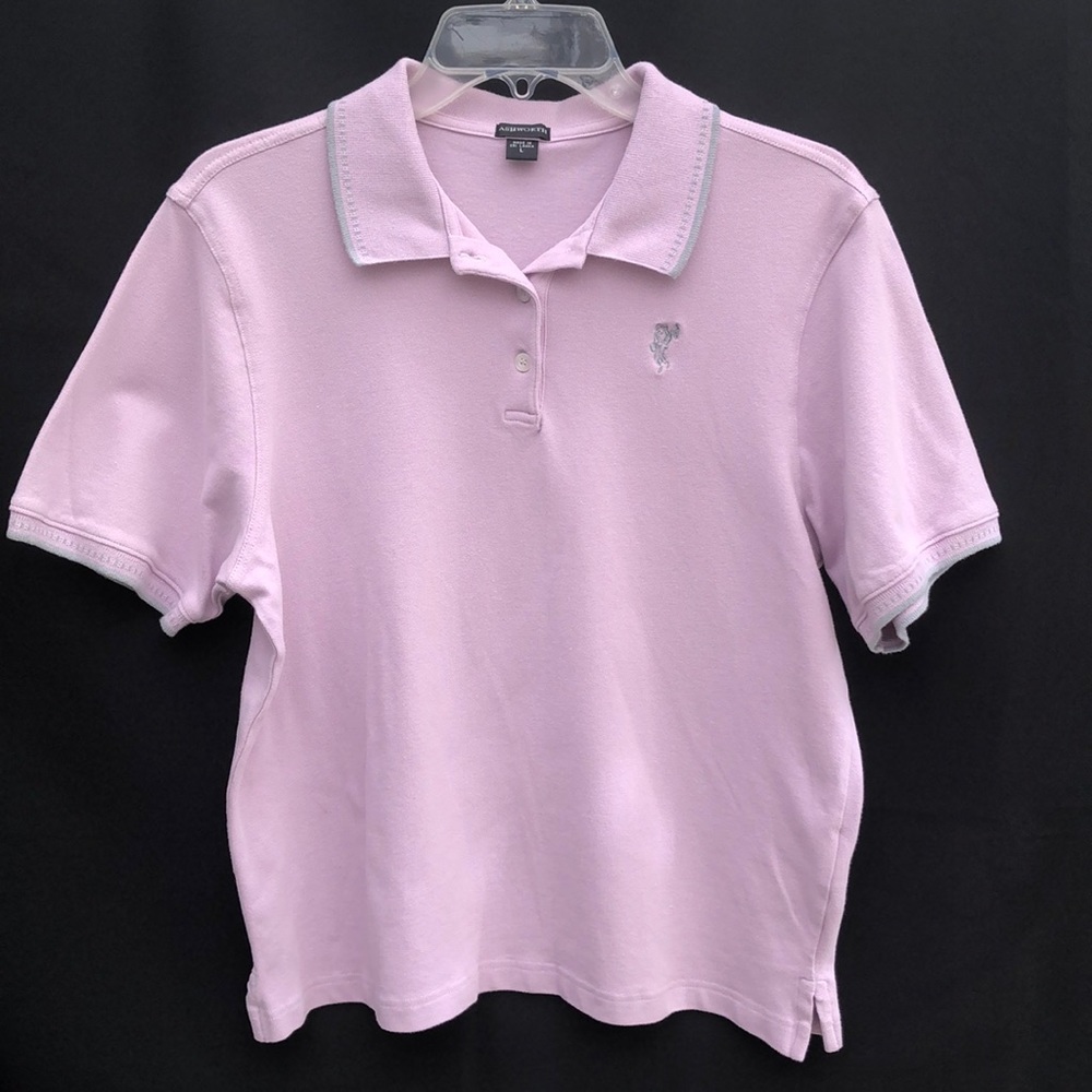 Lavender Ashworth golf shirt. Ladies Lg.